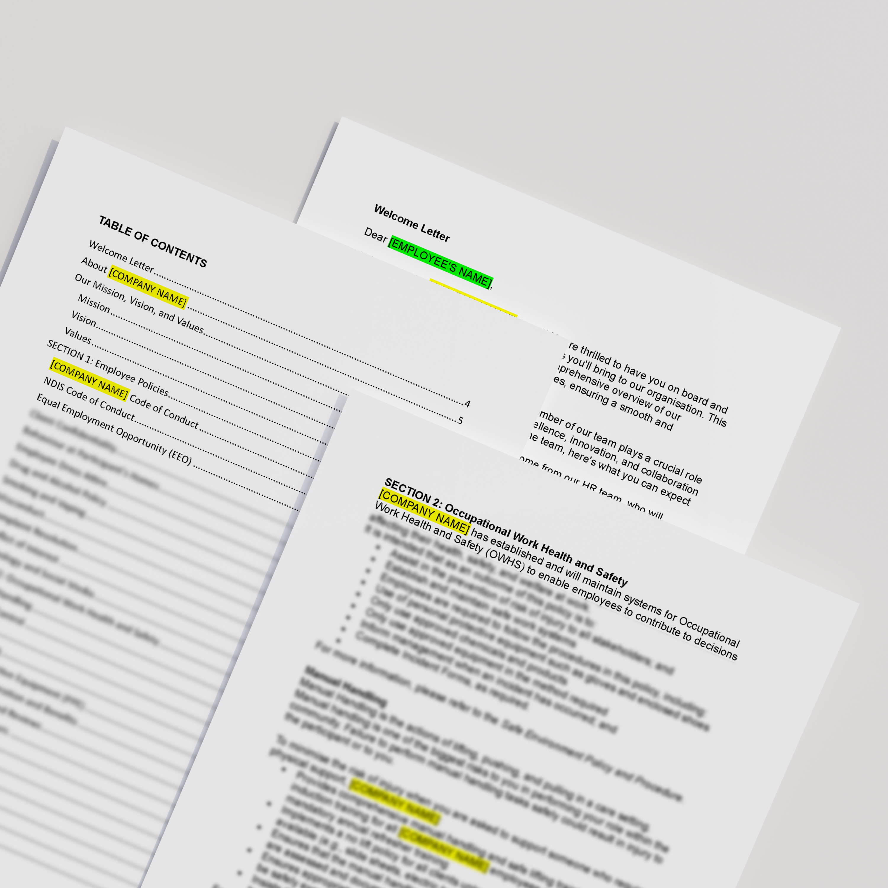 NDIS Employee Handbook