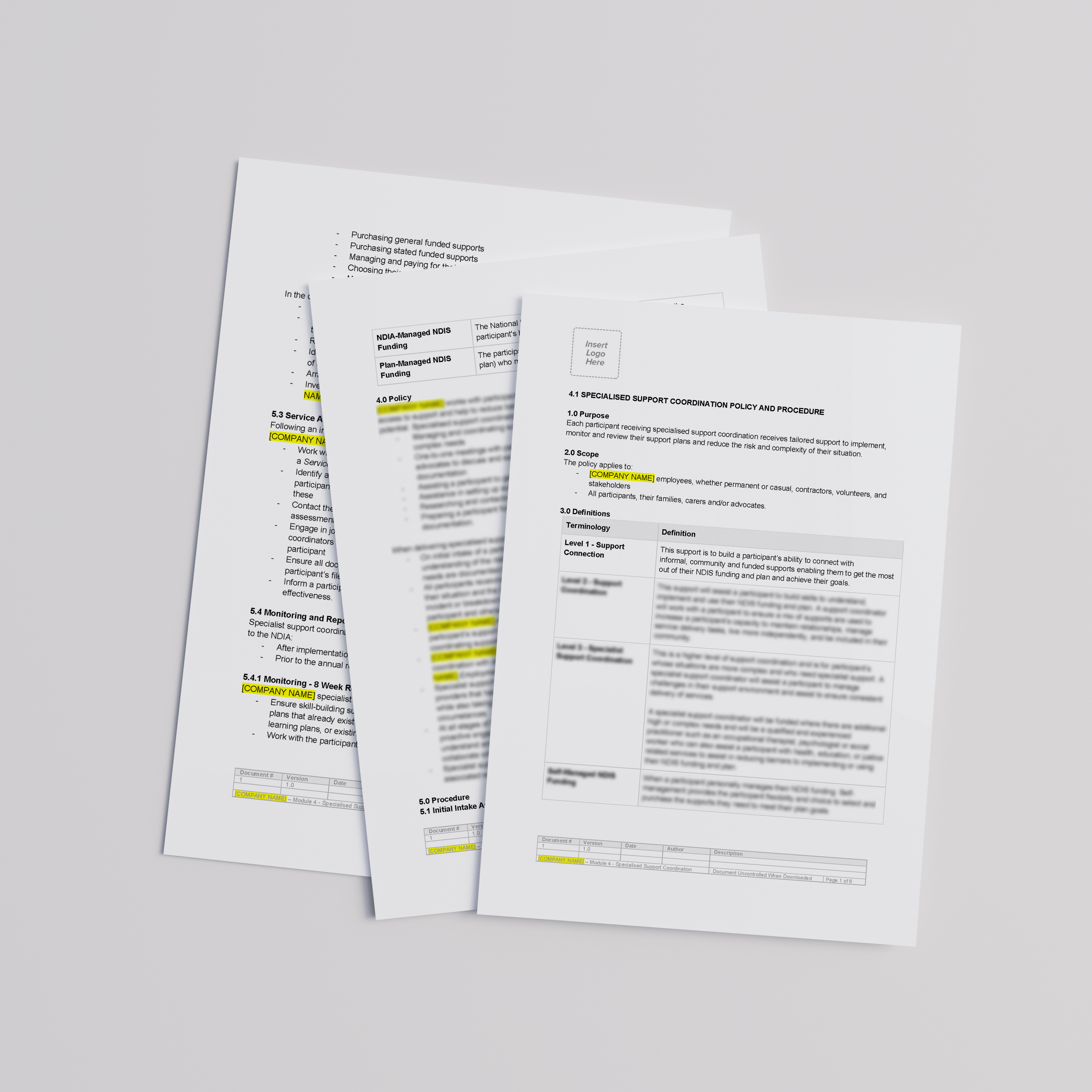 NDIS Module 4 - Specialist Support Coordination Pack